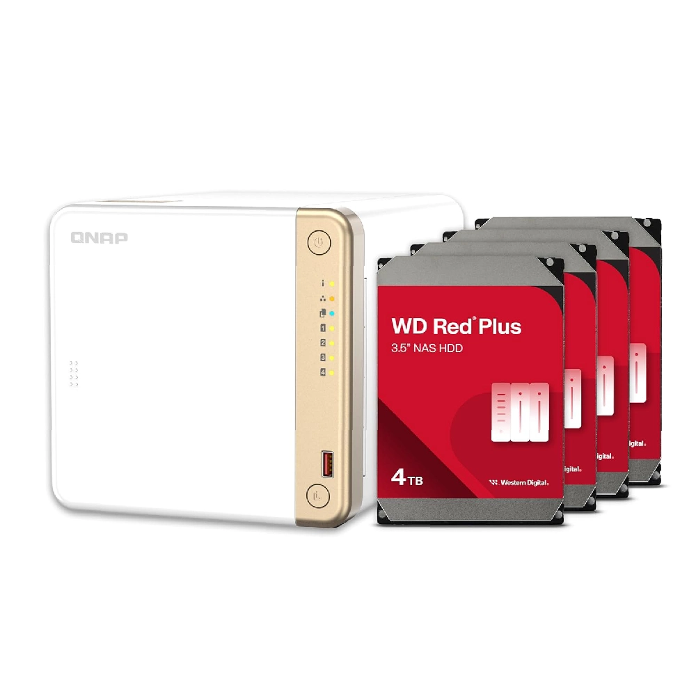 QNAP NAS Box 4 Bay 12TB  TS-462-4G view 2